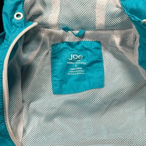 Joe Fresh Light Blue Zip Up Jacket - Picture 6 of 6